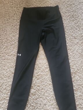 Under Armour Black Women's Athletic Leggings with Logo